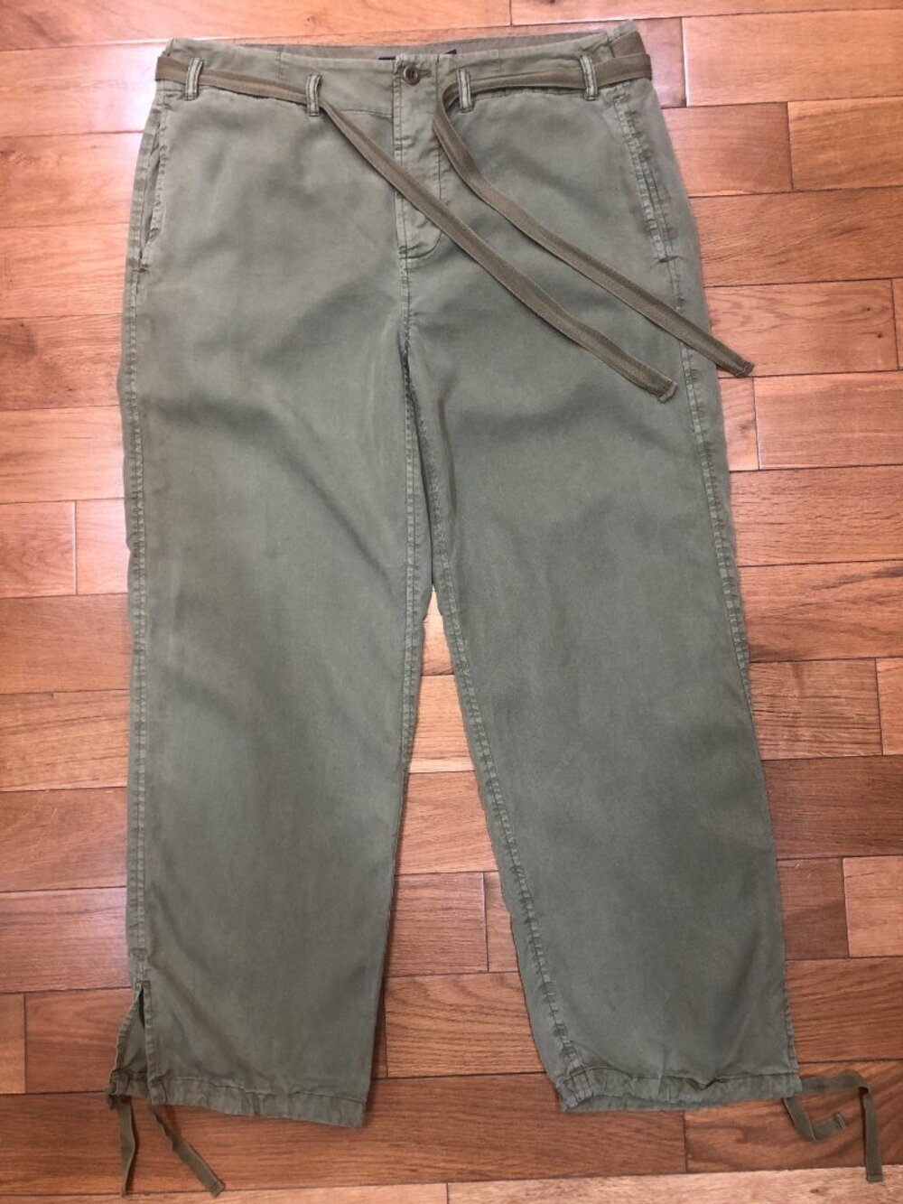 Polo Ralph Lauren Olive Green Casual Capris Utility Gorpcore Size 8
